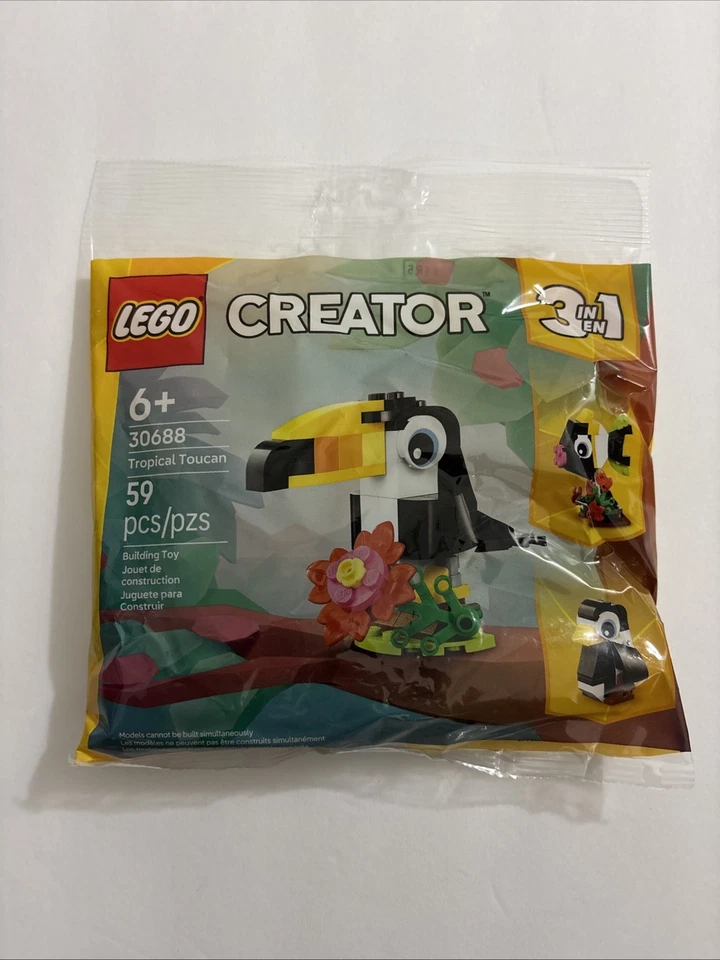 LEGO 30688 - Creator 3 in 1 TROPICAL TOUCAN Polybag GWP Set - BRAND NEW! - Image 2 of 4