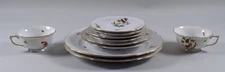 Herend ROTHSCHILD BIRD 10pc Dinner Set (2) 5pc Place Settings