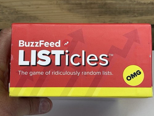 Buzzfeed LISTicles Game Hilarious Party Game New Sealed - Picture 4 of 7