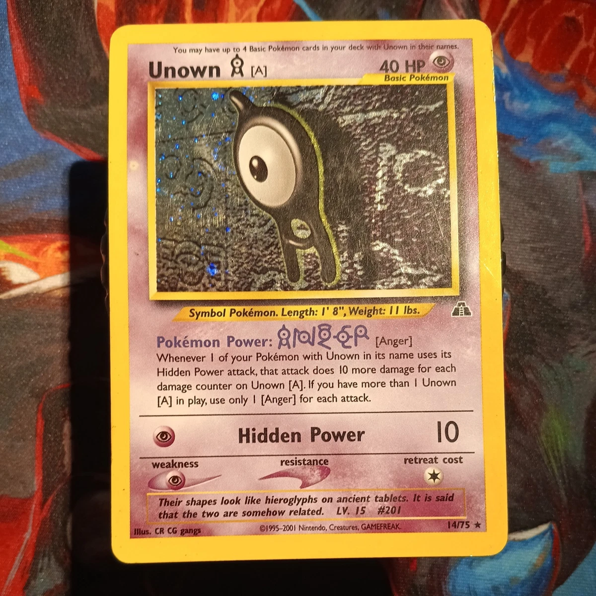 Unown Pokémon TCG Cards for sale | eBay