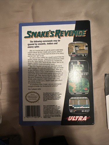 Nintendo Entertainment System, NES 1990 Snake’s Revenge CIB - Very Good Shape - Bild 6 von 13