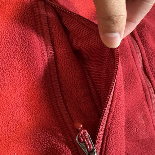 Vineyard Vines Vest Mens Large Red Full Zip Fleece Sleeveless Pre-Owned - Picture 8 of 10