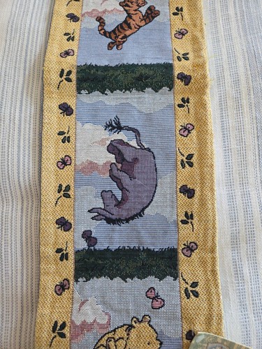 Disney Winnie The Pooh Wall Tapestry 33" x 8" New With Tags. Nursery SUPER CUTE! - Picture 4 of 8