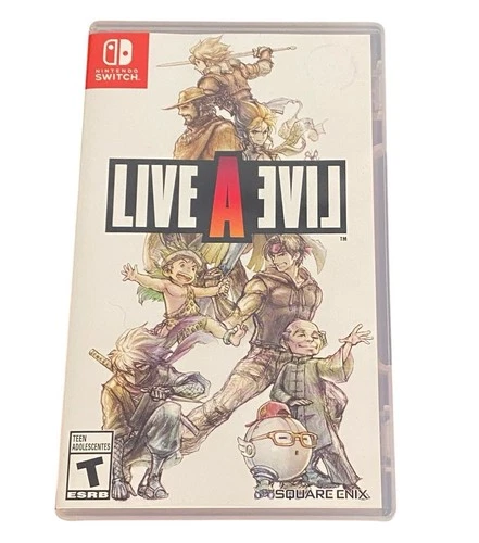 LIVE A LIVE Nintendo Switch Square Enix RPG Complete Tested