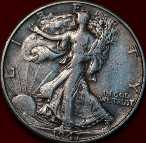 1947-D Denver Mint Silver Walking Liberty Half