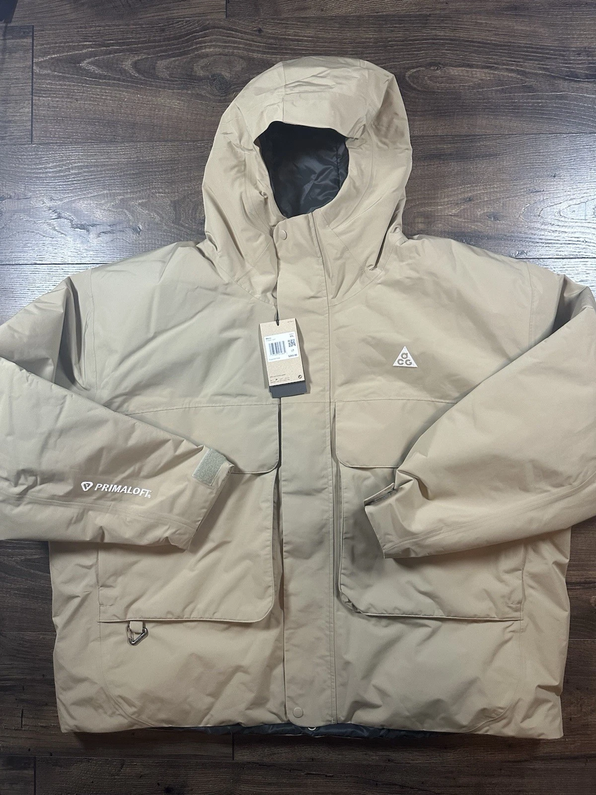 Nike ACG PrimaLoft Skull Peak Storm-FIT Jacket Khaki FV8681-247 Men’s Size XXL
Opens in a new window