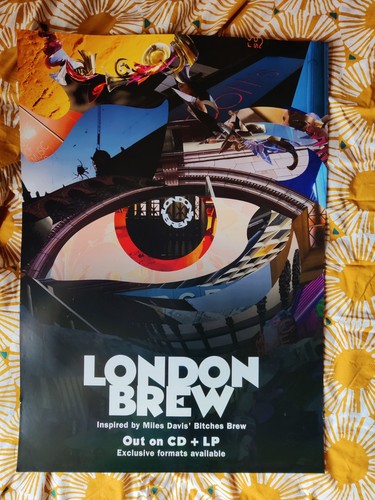 London Brew S/T Promo Poster 50 x 70 cm Jazz Miles Davis sehr guter Zustand