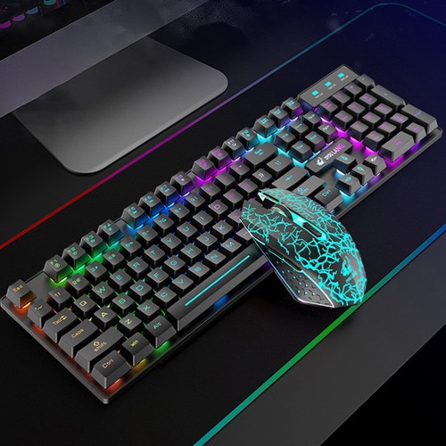 1 Set PC Notebook Gamer Typists Wireless Leuchtkastatur Combo - Afbeelding 7 van 12