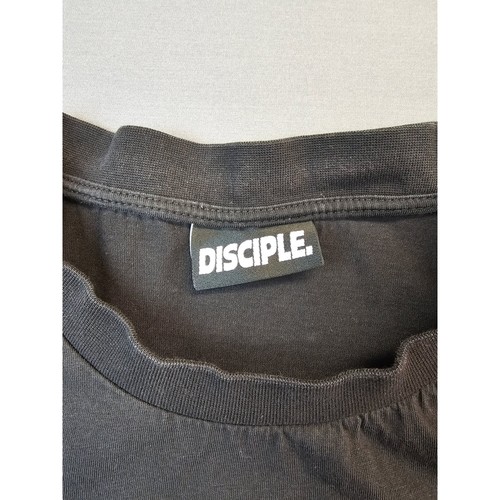 Disciple Shirt Black Graphic Tee Crest Logo Crown Mens XL - Picture 3 of 6