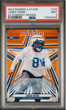 2024 Panini Rookies & Stars Jared Verse #142 Orange Signatures 066/199 PSA 9