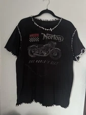 DUANE PETERS PUNK ROCK SKATE NORTON T SHIRT PIRATE ROPED sz L
