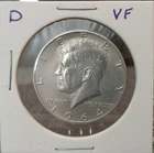 1964 D KENNEDY HALF DOLLAR - 90% Silver