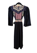 Vintage ‘60s Young Edwardian By Arpeja Romantic Prairie Cottagecore Maxi Dress 7