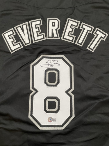 Carl Everett Autograph Signed Custom Chicago White Sox Jersey Beckett BAS COA - Picture 1 of 5