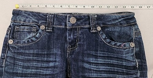 Vanilla Star Junior 5 Jeans bemalt Cowgirl Küstenpalmen Upcycling Custom - Bild 17 von 24