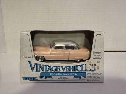 ERTL Vintage Vehicles 1952 Pink Cadillac Coupe DeVille 1:43 Scale #2541 - Picture 1 of 4