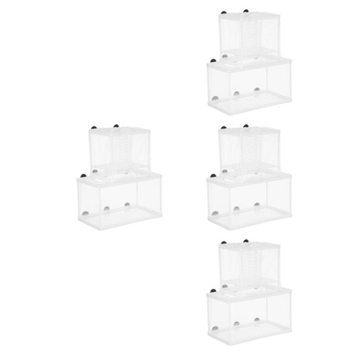  2 Stück Fisch Inkubator Mesh Box: Aquarium 6,37" x 6,01" x 5,5" Brutbox für - Bild 19 von 20
