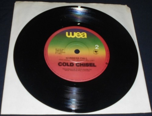 COLD CHISEL - YOU GOT NOTHING I WANT / NUMBERS FALL 7" VINYL WEA 100191 - Picture 2 of 2
