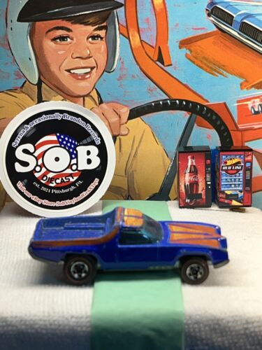 Hot Wheels Redlines 1973 Breakaway Bucket Truck Blue Diecast USED EX Condition - Picture 4 of 8