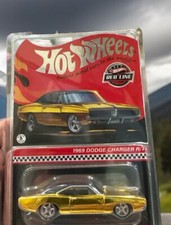 Hot Wheels RLC 1969 '69 Dodge Charger R/T Yellow Mattel Creations Exclusive (C)