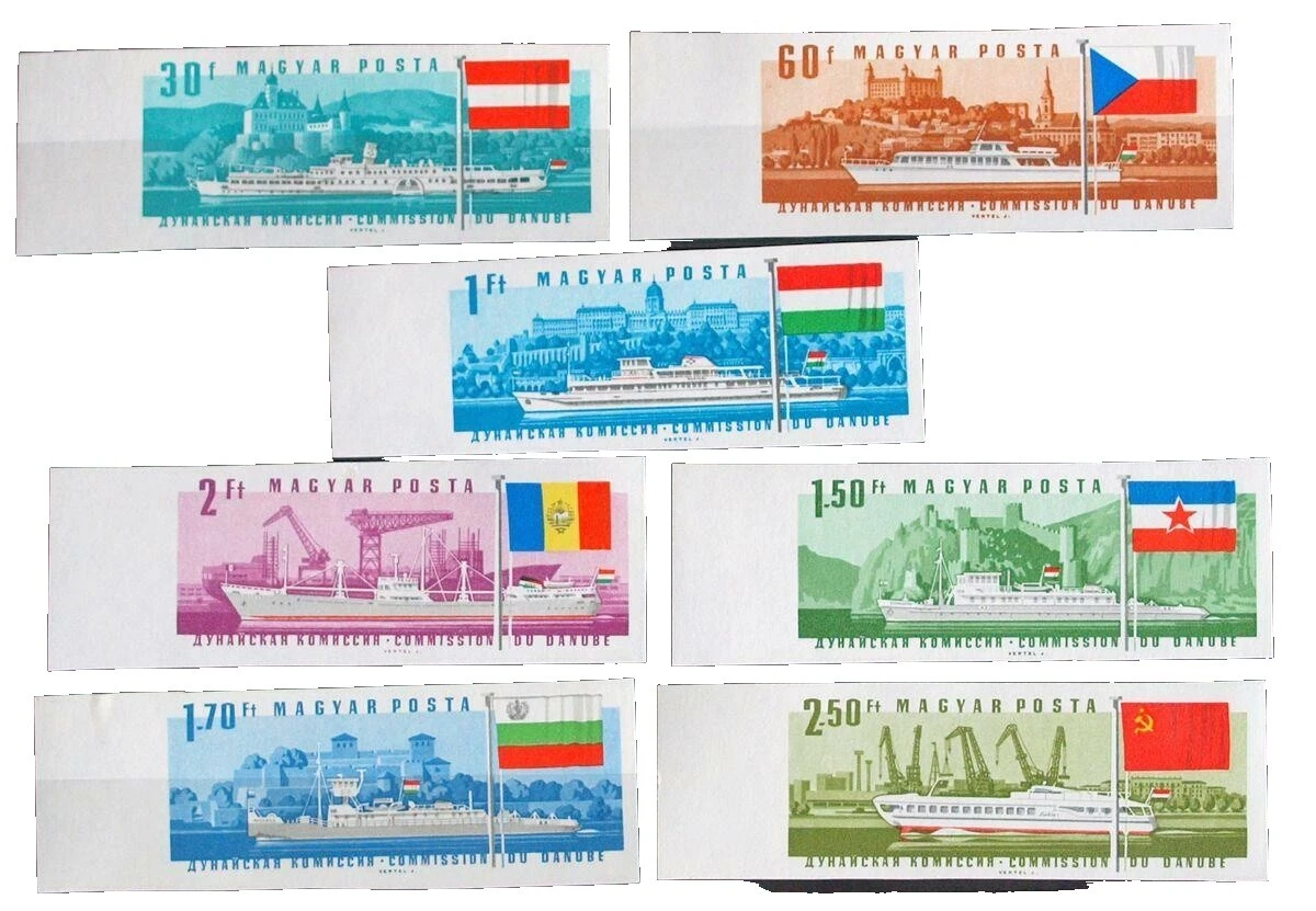 Barcos y botes Sellos húngaro Individual