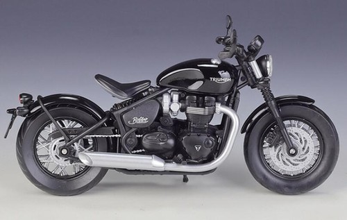 Welly 1:12 Triumph Trident Bonneville Bobber Motorcycle Model Bike New in Box - Picture 6 of 7