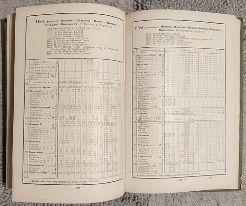 1967 Указатель железнодорожных пассажирских сообщений СССР Расписание поездов - Picture 19 of 21