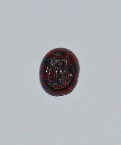 Ancient Greek Intaglio Ring Seal Greco-Roman Carnelian Gemstone Artifact Relic - Picture 4 of 10