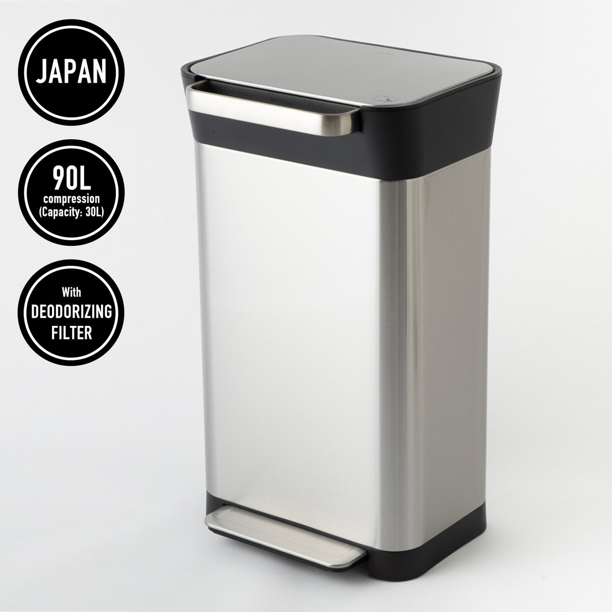 【高額売筋】 Joseph Joseph Crash Trash Garbage Box Can 30L 90L ごみ箱