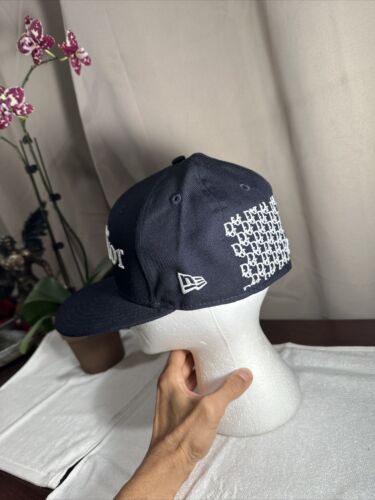 Rare Dior X Detroit Tigers Colab New Era 5950 Hat Cap Sz 7 1/8 World Series 1984 - Picture 3 of 17