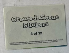 Dora The Explorer Create-A-Scene Stickers 2005 A A Global Industries Sticker