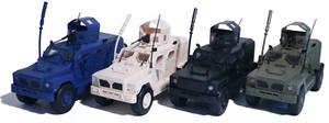 Véhicule à portée blindée modulaire (MARV) 1:18 chiffre d'action véhicule militaire MRAP