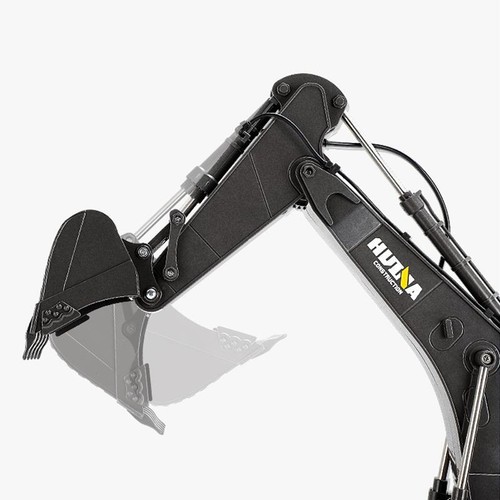 1/14 HUINA Toy 592 RC RTR Tracked Excavator Model Gift 2.4G Light Sound Battery - Picture 3 of 8