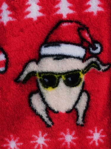 Friends Christmas Pajamas Womens Plus Size 2X, 3X One Piece Union Suit Back Flap - Picture 5 of 5