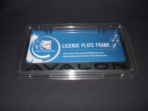 Toyota Avalon License Plate Frame, Chrome - Picture 4 of 4