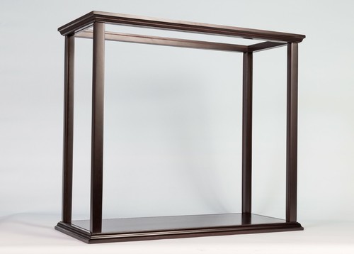 HARDWOOD DISPLAY CASE CABINET FOR SHIP MODEL 45CM FLAT PACK PLEXIGLAS PERSPEX - Picture 6 of 6