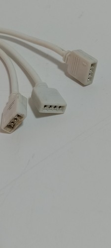 RGB LED Strip Connector Splitter Female Extension Cable 4 Pin Wire 3 Way Adapter - Picture 5 of 5