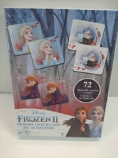 Disney Frozen II  Memory Match Game 72 Cards Elsa Anna Olaf & New Characters NEW