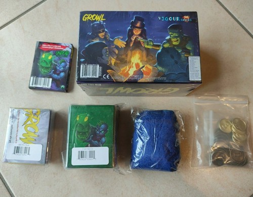 Growl bundle kickstarter werewolf 7 sins espansione buste monete Howl bicchieri - Foto 2 di 4