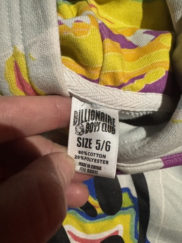 Billionaire Boys Club Multicolor AOP Hoodie Boys 5/6 - Picture 6 of 10