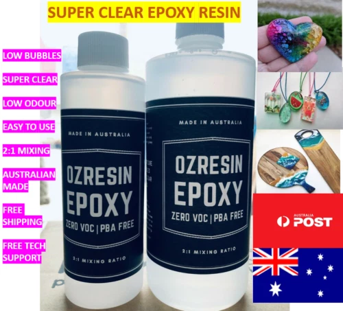 Epoxy Resin Super Clear 2:1 Ratio Art Craft River Table Arts Coaster Bench Aust. - Picture 2 of 10