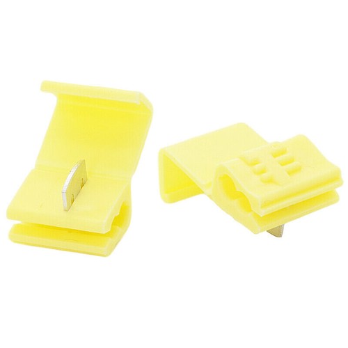50/100PCS T-Taps Electric Wire Cable Crimp Connectors Quick Splice Terminals Kit - Picture 15 of 15