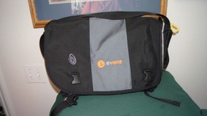Timbuk2 Bag Timbuck 2 Messenger Black And Gray With Event Logo Image Is Loading Timbuk2 Bag Timbuck 2 Messenger Black And