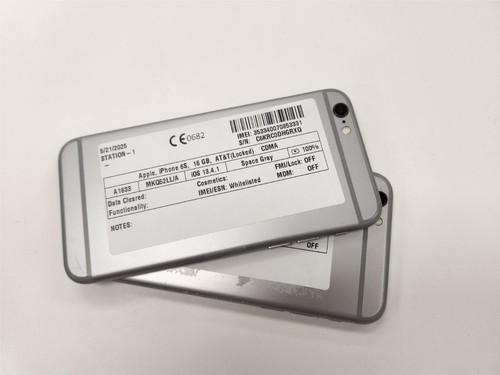 Lot of 2 Apple iPhone 6S A1633 16GB 64GB Space Gray ATT Only *Read** - Picture 4 of 5