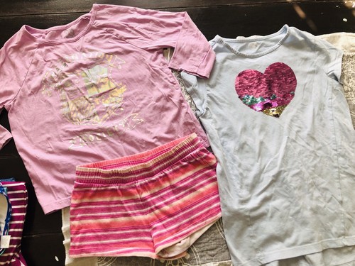 Gymboree Girls Lot Summer Dresses Shirts Swim Clothes Sz 10/12 7 piece Bundle - Picture 8 of 12