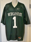 Nike Team Apparel Michigan State Green Football Jersey #1 Size 2Xl