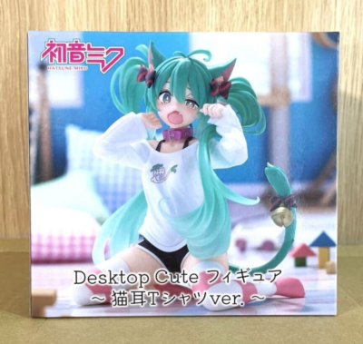 初音ミク Desktop Cute Figure ~猫耳Tシャツver.~  4 Amazon.co.jp: 初音'ミク Desktop Cute フィギュア ～猫耳T
