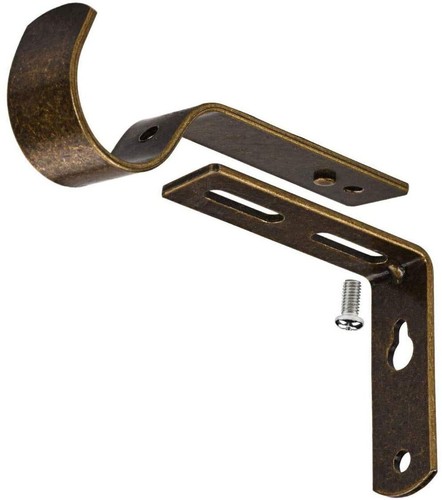 Adjustable Curtain Pole Brackets to Fit 19mm/28mm diameter poles, various Colors - Picture 13 of 14