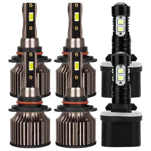 Para Chevy Silverado 1999-2002 Tahoe 2000-2006 6X Faros LED Luces Bombillas Q7 - Imagen 2 de 20