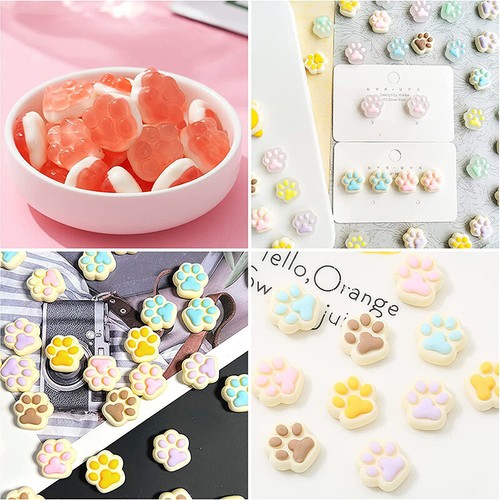 1Pc 69Cavity Silicone Dog Cat Paw Print Treat Molds Mini Gummy Candy Molds - Picture 5 of 12